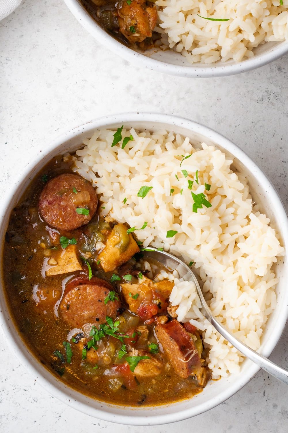 Gumbo Ya-Ya with a Dark Roux